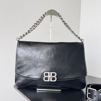 발렌시아가 BALENCIAGA BB SOFT BB 소프트 라지 플랩 백