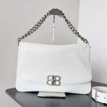 발렌시아가 BALENCIAGA BB SOFT BB 소프트 라지 플랩 백