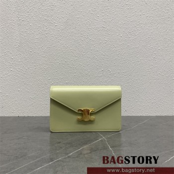 셀린느 CELINE 트리옹프 캔버스 체인 지갑 크로스백 100788