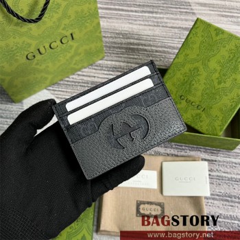 구찌 GUCCI 컷아웃 인터로킹 G 카드 케이스 카드지갑 701425