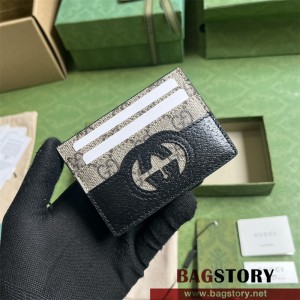 구찌 GUCCI 컷아웃 인터로킹 G 카드 케이스 카드지갑 701425