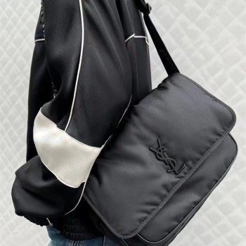 입생로랑 YSL 생로랑  633158 28CM 니키 크링클 레더 미디움 숄더백 나일론