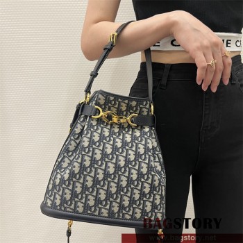 디올 DIOR 신상 C'est 씨에스트 미디엄 버킷백 복조리 24cm