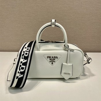 프라다 PRADA 레더 탑핸들백 1BB102