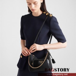 프라다 PRADA 신상  리나일론 프로트 포켓 숄더백 미니