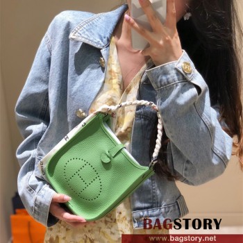 에르메스 HERMES 미니 에블린 토고가죽 TOGO 17CM