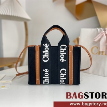 끌로에 Chloe 26cm 우디 스트랩 토트백 스몰