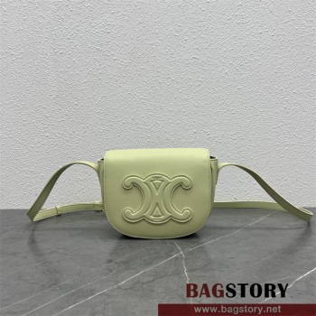 셀린느 가죽 폴코 퀴르 트리오페 숄더백 198263