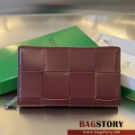 보테가베네타 BV 카세트 지퍼 어라운드 장지갑 649607