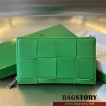 보테가베네타 BV 카세트 지퍼 어라운드 장지갑 649607