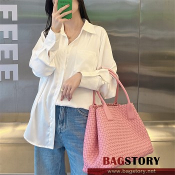 보테가베네타  까바 토트백 라지 608811