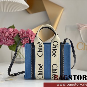 끌로에 Chloe 26cm 우디 스트랩 토트백 스몰