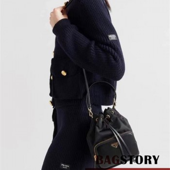 프라다 PRADA 나일론 뉴버킷백 1BH038