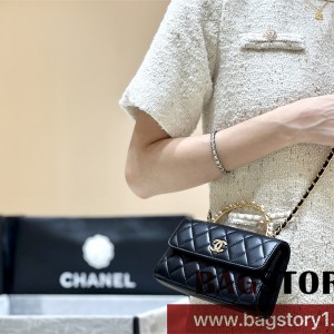 샤넬 CHANEL 핫 신상 23P CC 로고 탑핸들 폰케이스 체인백 AP3238