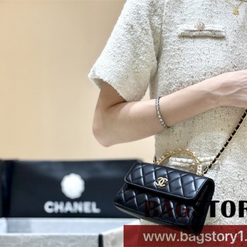 샤넬 CHANEL 핫 신상 23P CC 로고 탑핸들 폰케이스 체인백 AP3238