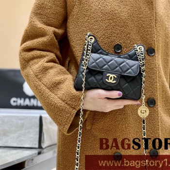 샤넬 CHANEL 23C 포켓 체인 호보백 스몰