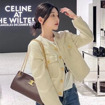셀린느 CELINE 뉴스페이퍼 트리오페 체인백 114253