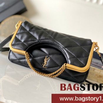 입생로랑 YSL 생로랑  퀼트 처리된 램스킨 소재의 87 754001