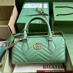 구찌 GUCCI GG 마몽 스몰 탑 핸들백 746319