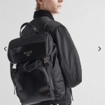 프라다 PRADA 리나일론 및  가죽 백팩 2VZ135