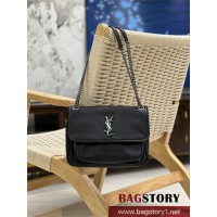 입생로랑 YSL 생로랑 633158 28CM 니키 크링클 레더 미디움