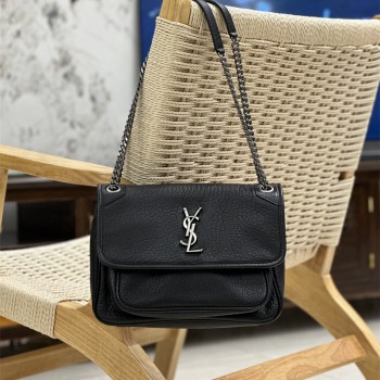 입생로랑 YSL 생로랑 633158 28CM 니키 크링클 레더 미디움
