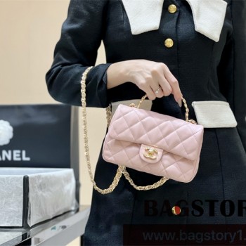 샤넬 CHANEL CF 뉴미니 탑핸들백