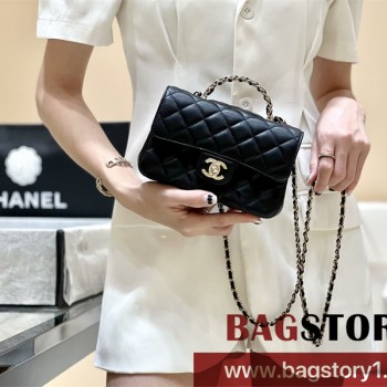 샤넬 CHANEL CF 뉴미니 탑핸들백