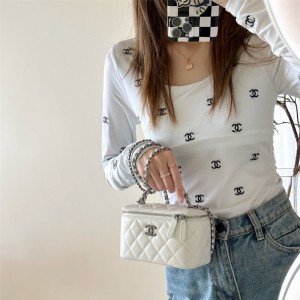 샤넬 CHANEL 탐핸들 코스메틱 케이스