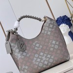 루이비통 Louis Vuitton 모노그램 바빌론 호보백 카멜 호보 백 M23396