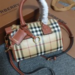 버버리 BURBERRY 미니 체크 볼링 백