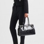 프라다 PRADA  라지 가죽 핸드백 1BA433