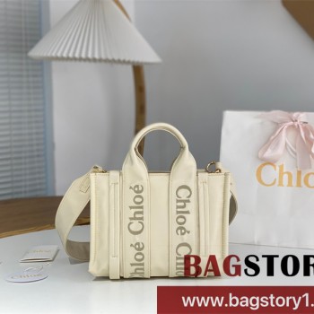 끌로에 Chloe 26cm 우디 스트랩 토트백 스몰