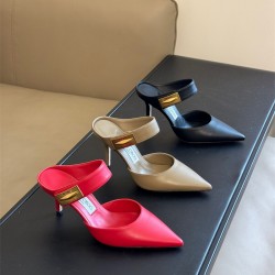 지미추 JimmyChoo 힐 샌들 슬리퍼  6.5cm、8.5cm