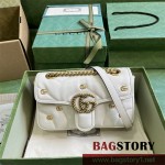 구찌 GUCCI 446744 GG 마몽 숄더백 미니 체인 마틀라세 미니백
