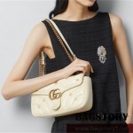 구찌 GUCCI GG 마몽 스몰 마틀라세 숄더백 443497