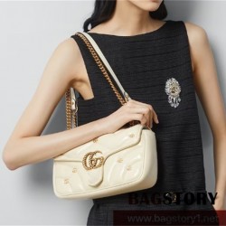구찌 GUCCI GG 마몽 스몰 마틀라세 숄더백 443497