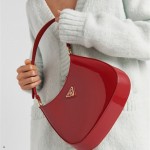 프라다 PRADA 클레오 페이턴트 가죽백 1BC169