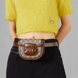 구찌 GUCCI 홀스빗 1955 라운드 벨트백 760198