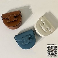 셀린느 CELINE 미니 클로드 - 트리옹프 캔버스 & 카프스킨 탠 101303