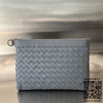 보테가베네타 BV 스몰 인트레치아토 지퍼 파우치 651852