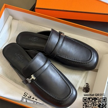 에르메스 HERMES 힐 샌들 슬리퍼