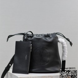 입생로랑 YSL 생로랑 리브고쉬 엠브로이더 버킷백 710261