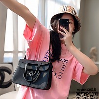 에르메스 HERMES 미니 할잔백 togo가죽 금장 은장 22cm