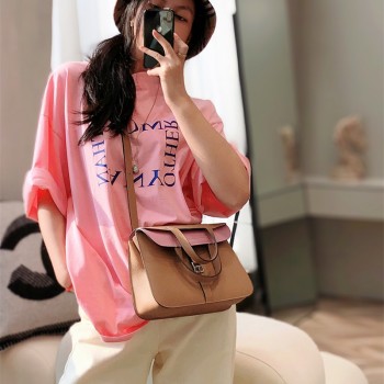 에르메스 HERMES 할잔백 togo가죽 금장 은장 25cm