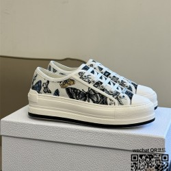 디올 DIOR 자수 스니커즈 운동화 신발 여성용