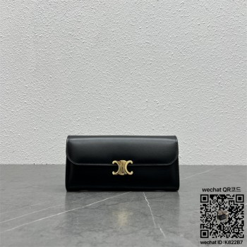 셀린느 CELINE 트리오페 캔버스 장지갑 100312