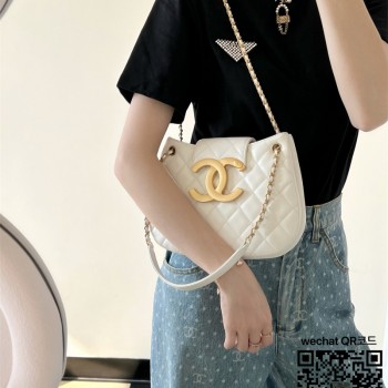 샤넬 CHANEL 신상 램스킨 체인 크로스백 21CM