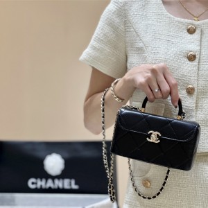 샤넬 CHANEL 신상 빈티지 탑핸들 미니 박스백 AS4469