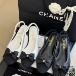 샤넬 CHANEL 여성 힐 샌들 슬리퍼